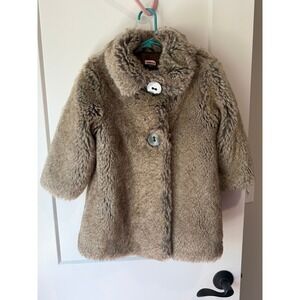 Catimini Girls Faux Fur Coat 4T